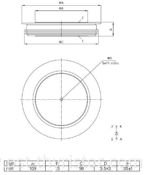 Standard Rectifier 3800V PSTA8801